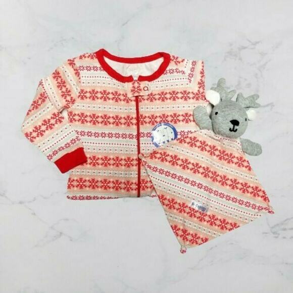 Max & Olivia Zip-up Pajama Set | 18 months - Picture 2 of 7